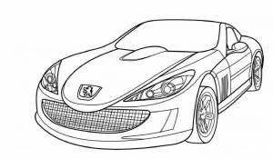 Раскраски Пежо