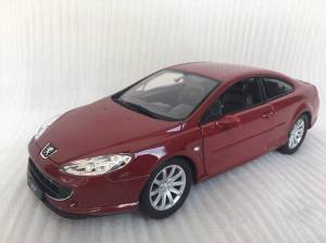 WELLY цветочный Peugeot Coupe 407 Коллекционная модель спортивного автомобиля из сплава 1