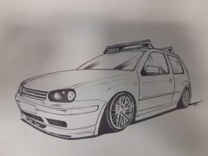 Рисунок моего гольфа