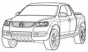 Раскраска Volkswagen AAC