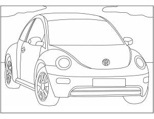 Раскраска Фольксваген