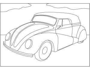 Раскраска Фольксваген
