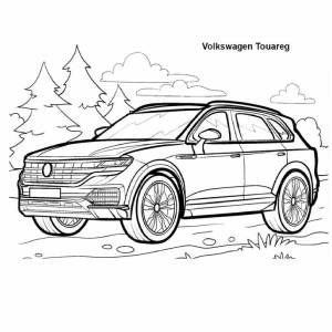 Раскраска фольксваген