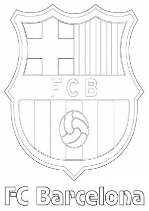Раскраска барселона