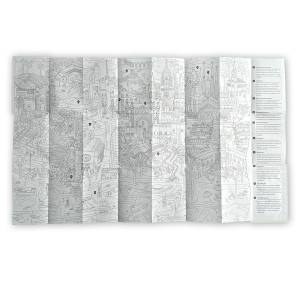 Карта-раскраска «Барселона»