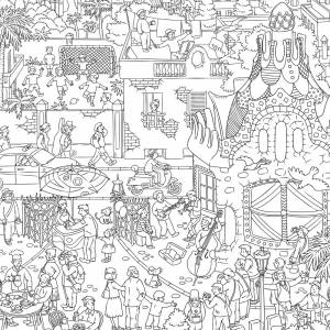 Раскраски Барселона