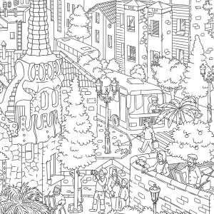 Раскраски Барселона