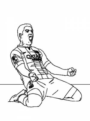 Раскраска Барселона картинка для детей