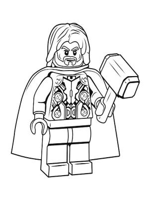 Раскраски LEGO Тор