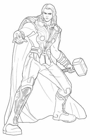 Раскраски Thor