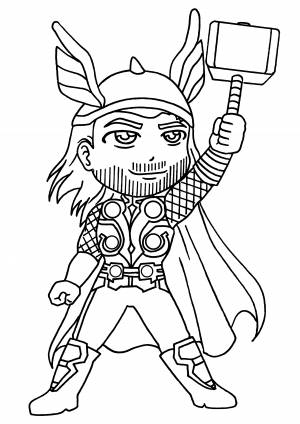 Раскраски Thor