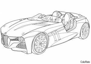 Раскраска BMW 328