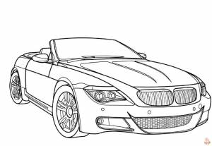 Наслаждайтесь азартом раскраски с BMW Coloring Pages