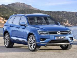 Первый дизайнерский рисунок нового Volkswagen Touareg пролетел Интернетом