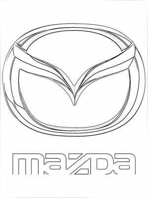Раскраски мазда