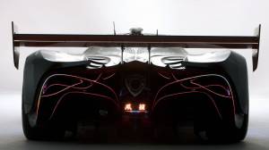 Обои на рабочий стол Mazda furai concept 2008 вид сзади, обои для рабочего стола,  обои, обои