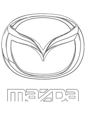 Раскраски Мазда