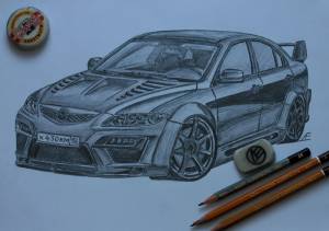 Рисунки Mazda 6
