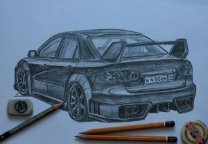Рисунки Mazda 6
