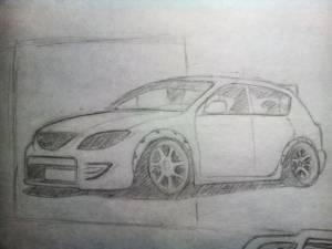 mazda 3 почеркушки