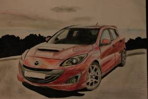 рисунок mazda 3 mps