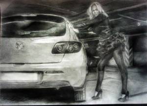 Рисунок Mazda 3 для Lapochka-baby