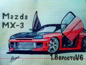 Рисунок Mazda MX-3