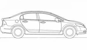 Раскраски Хонда аккорд