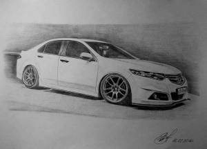 Раскраски Хонда аккорд