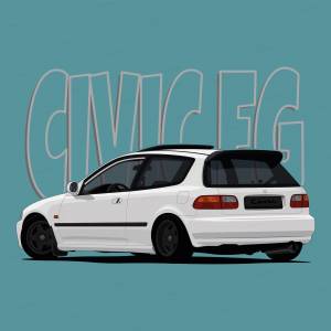 Рисунок Honda Civic EG