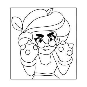 Раскраска Роза Brawl Stars ♥ Онлайн и !