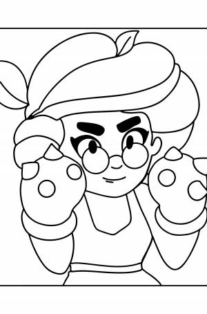 Раскраска Роза Brawl Stars ♥ Онлайн и !