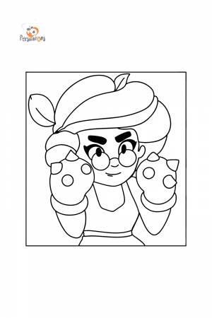 Раскраска Роза Brawl Stars ♥ Онлайн и !