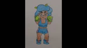 Как нарисовать Розу из Brawl stars