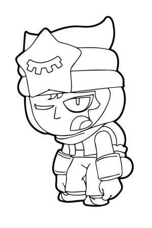 Раскраски Brawl stars роза
