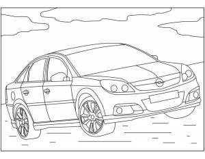 Раскраски Opel  и  онлайн