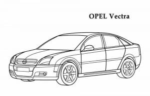 Раскраски Астра опель