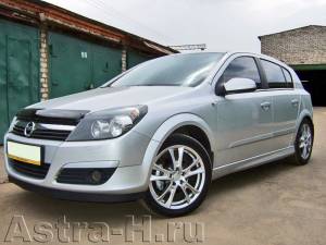 Покраска суппортов на Opel Astra Н