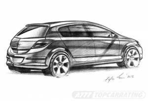 Рисунок Opel Astra 2004