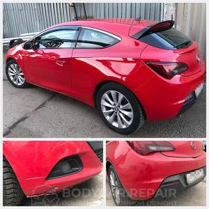 Ремонт и покраска Опель Астра