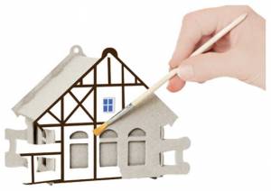 Конструктор-Раскраска-Домик-Шкатулка Избушка в пакете с европодвесом