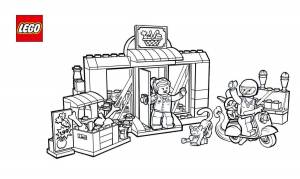 Раскраски лего конструктора для детей