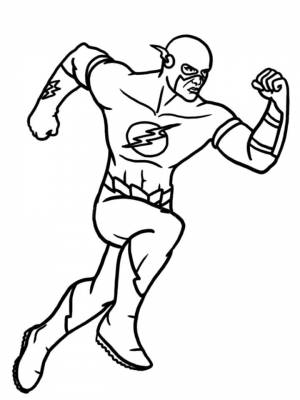 Картинка Флеш  раскраску