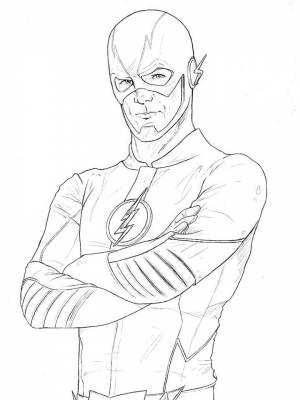 Раскраски Флеш   в формате