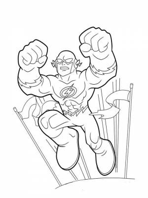 Раскраски Флеш   в формате