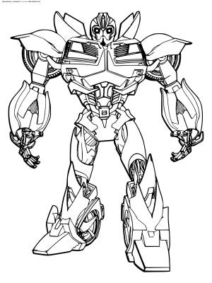 Раскраска Бамблби