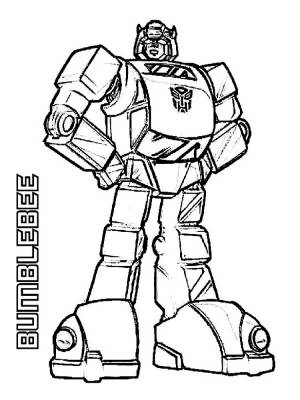 Раскраски Бамблби