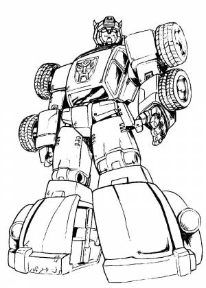 Раскраски Бамблби