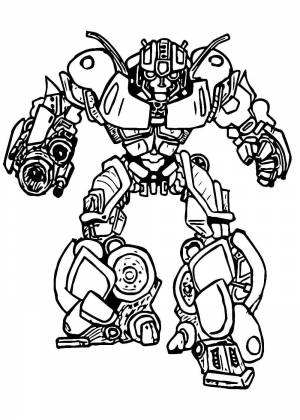 Раскраски Бамблби