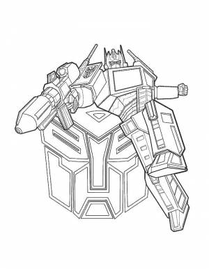 Раскраски Раскраска Трансформер бамблби трансформеры